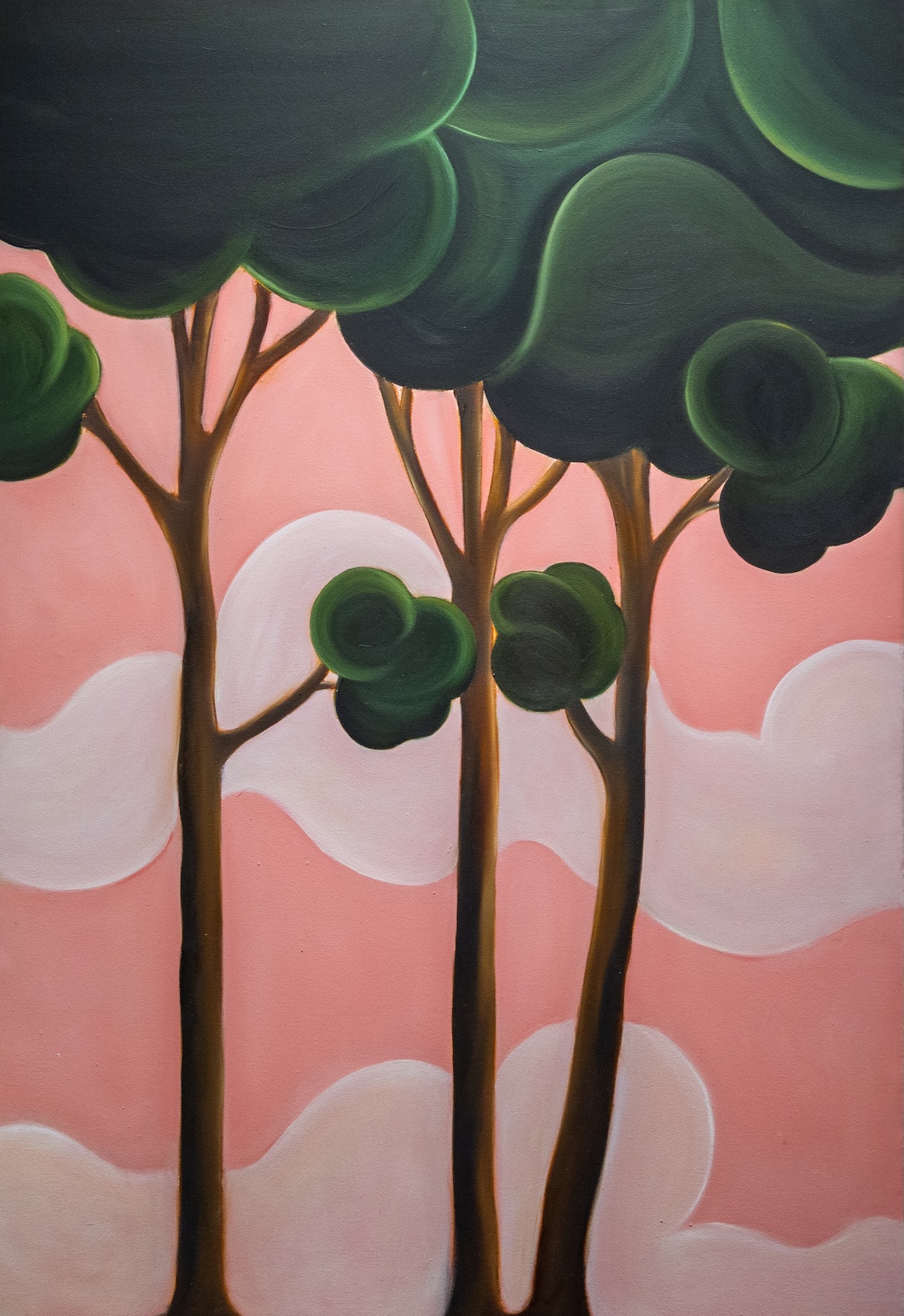 N.Meera Irshad, Arshi Irshad , marginalised , oil on canvas